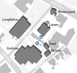 Bike Rack Locations on HGSE's campus