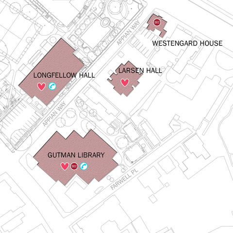 Security on HGSE Campus Map