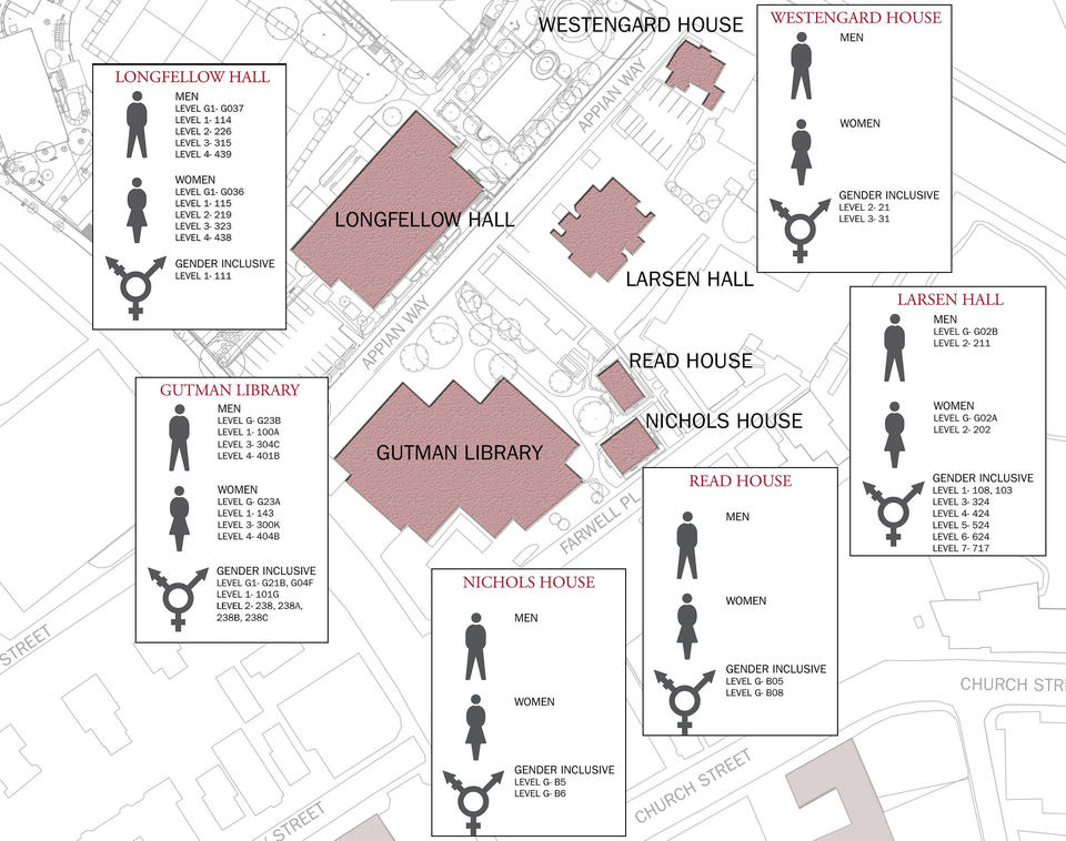 HGSE Map of Restrooms