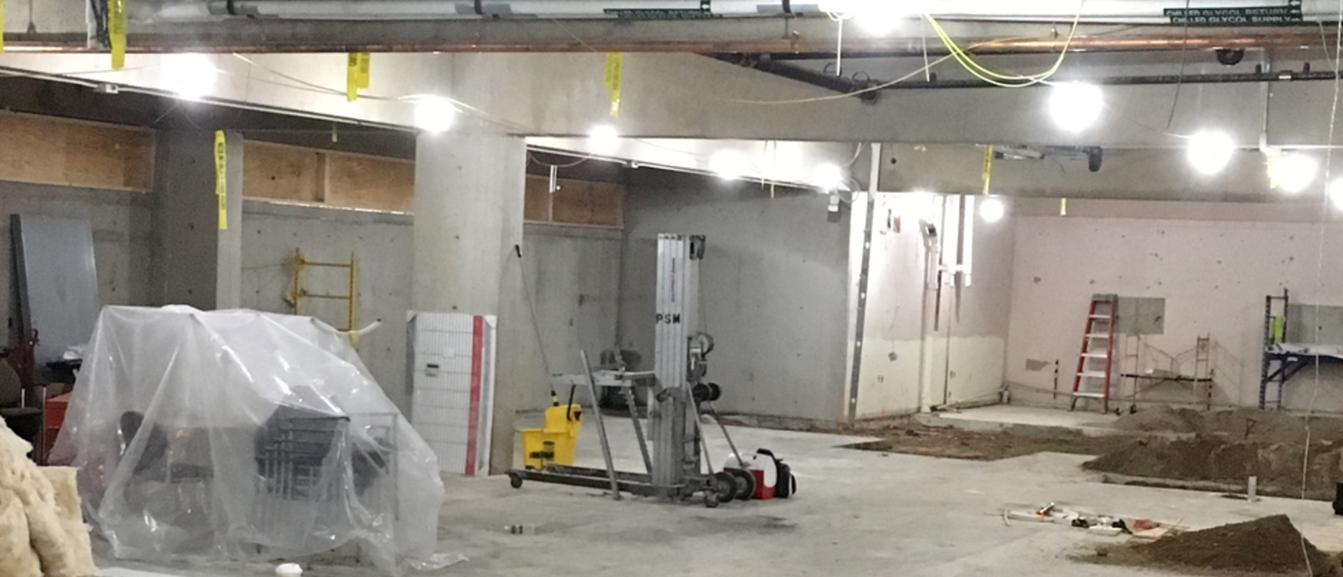 View Through Old Reading Area -- Post Demolition